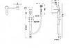 Смеситель Bravat Stream-D F137163C-1 для раковины с гигиеническим душем № 2