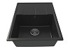Мойка для кухни 62х48 черная матовая Teymi Hanna Smart T120112 № 8