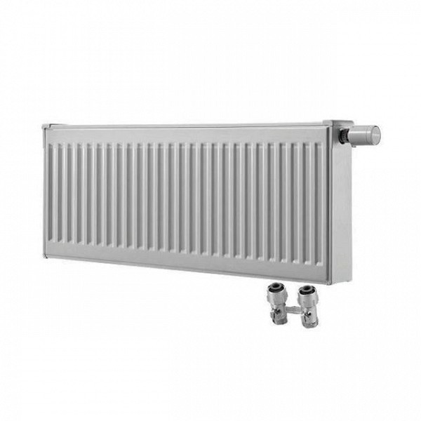 Стальной панельный радиатор Rommer Ventil 22 тип 500x1800 RRS-2020-225180 с нижним подключением для системы отопления дома, офиса, дачи и квартиры