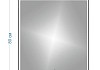 Зеркало настенное с подсветкой в ванную Teymi Helmi Black Edition 70х80 LED сенсор на взмах T20304IR T20304IR № 12