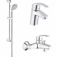 Превью фото Комплект смесителей с душем Grohe Eurosmart 123570 № 1