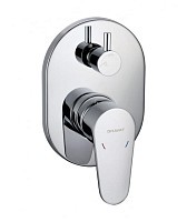 Превью фото Смеситель Bravat Eler FB848238CP-2-RUS с внутренней частью, для душа № 1