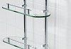 Полка стеклянная двойная подвесная 50 см ART&MAX Bianchi хром AM-E-2611-D-Cr № 2
