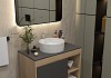 Раковина для ванной круглая накладная Teymi Martta D36 белая T52102 № 3