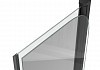 Шторка на ванну Teymi Anni 1400х1000, прозрачное стекло, профиль черный матовый, веревка для сушки одежды в комплекте F10110 № 9