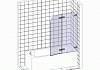 Шторка на ванну Ravak CVS2-100 L Transparent, профиль блестящий № 2