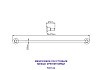 Держатель настенный для полотенец Potato 18BL, черный матовый P1801BL № 3