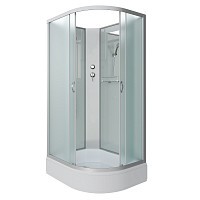 Превью фото Душевая кабина Niagara Classic 100x80x200 средний поддон, матовое стекло 330844LBK № 1