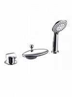 Превью фото Смеситель Bravat Niagara F5140197CP-RUS на борт ванны № 1