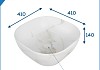 Раковина для ванной накладная Teymi Solli 41 artceramic цвет мрамор белый матовый T50382 № 10
