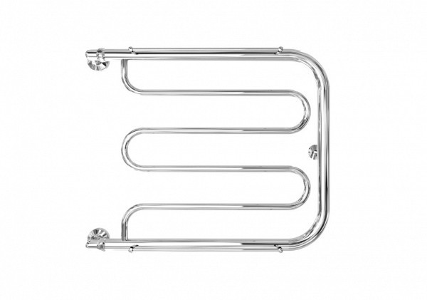 Полотенцесушитель водяной Двин D 50/50 1"-1/2" С полкой К0, Полированный 4627086011773