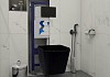 Комплект Teymi 6 в 1: Инсталляция Aina 52 + клавиша смыва Ellie черная + унитаз Helmi черный + гигиенический душ Lina черный матовый F08035 № 3