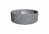 Раковина для ванной круглая накладная Teymi Lina S D40 цвет графит мрамор T50180 № 8