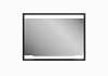Зеркало Teymi Helmi Loft 80x60, Black Edition, черная стальная рама, полка, сенсор на взмах T20309IR T20309IR