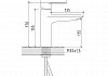Смеситель для раковины черный матовый Teymi Kati T10219 № 11