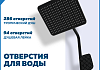 Душевая система с тропическим душем и смесителем Teymi Nura Forte графит T10284 № 5