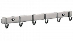 Превью фото Крючок для полотенец Potato Comfort, 6 крючков, нержавеющая сталь P141-6 № 1