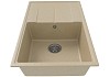 Мойка для кухни 74х48 бежевая матовая Teymi Hanna Smart T120119 № 9