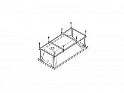Превью фото Монтажный комплект Santek Монако XL 160х75 1WH112422 № 1