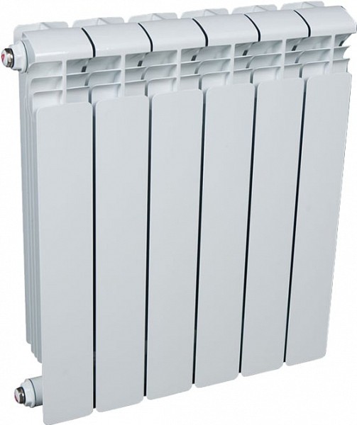 Радиатор алюминиевый Rifar Alum 500 6 секций для системы отопления дома, офиса, дачи и квартиры