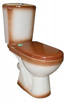 Превью фото Унитаз-компакт Rosa Комфорт коричневый Вн УнK09 № 1