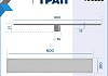 Трап для душа под плитку с сухим затвором вертикальный выпуск Teymi Aina 10х60 нержавеющая сталь T90359 № 15