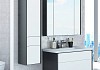 Комплект мебели для ванной Roca Ronda 80 белый глянец, антрацит 