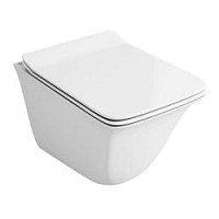 Превью фото Унитаз безободковый Grossman GR-4413S 510x355x370 подвесной с тонкой крышкой № 1