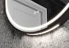 Зеркало настенное с подсветкой в ванную круглое Teymi Lina Supernova Black D60 LED сенсор антипар T20122 T20122 № 10