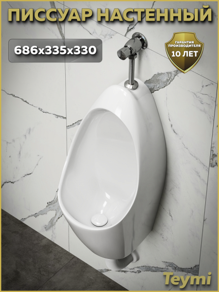 Писсуар настенный Teymi Valma T40998