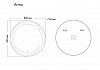 Зеркало Grossman Arma 80x80 LED с сенсорным выключателем и гравировкой 158080 158080 № 4