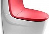 Крышка-сиденье Roca Khroma 801652F3T красная, с микролифтом, петли хром № 2
