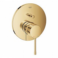 Превью фото Смеситель однорычажный для ванны Grohe Essence, круглая розетка, холодный рассвет глянец 24058GL1 № 1