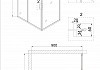 Боковая стенка NG-A100G 100х190 NG-A100G № 3