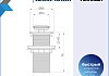 Донный клапан для раковины без перелива Teymi Ritta черный матовый T140127 № 13