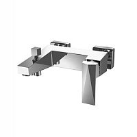 Превью фото Смеситель для ванны с коротким изливом с аксессуарами Bravat Iceberg F676110C-B-RUS № 1