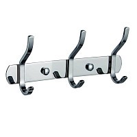 Превью фото Крючок для полотенец Potato Lux, 3 крючка, нержавеющая сталь P143-3 № 1