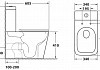 Чаша унитаза-компакта напольного безободкового OWL Vatter Ruta-G с сиденьем DP микролифт № 6