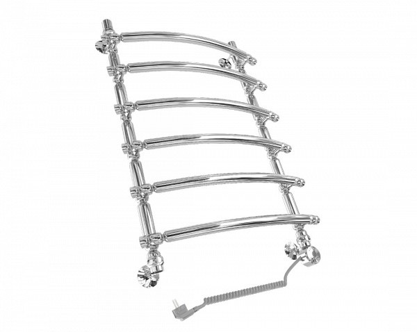 Полотенцесушитель электрический Двин Bubble 4 electro 100/50 1"-1/2" ТЭН справа К эл, Белый 4627170784637