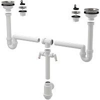 Превью фото Сифон для мойки AlcaPlast A8000 № 1