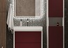 Тумба с раковиной Керама Марацци для ванной 60 см с ящиками Teymi Vinga белая фасад бургундия F18083 № 2