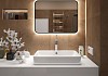 Зеркало настенное с подсветкой в ванную Teymi Solli Black Soft Line 80x60 LED сенсор на взмах T20232S T20232S № 8
