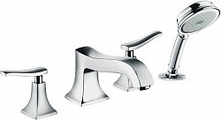 Превью фото Смеситель Hansgrohe Metris classic 31314000 на борт ванны № 1