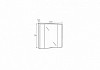 Зеркальный шкаф Roca Ronda 80 белый матовый/бетон ZRU9303009 ZRU9303009 № 2
