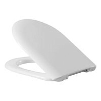 Превью фото Сиденье Cedo Кардифф, стальное крепление, дюропласт, белое № 1