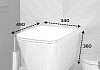 Комплект инсталляция Teymi Rapid SL с кнопкой GROHE золото глянец + унитаз Helmi S F17536 № 6