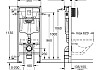 Комплект инсталляция Teymi Rapid SL с кнопкой GROHE золото глянец + унитаз Solli Pro F17927 № 13