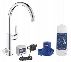 Превью фото Смеситель для кухни Grohe Blue белый 30499000 № 1
