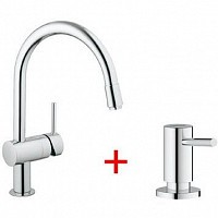Превью фото Смеситель для кухни Grohe Minta 124142 № 1