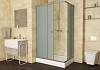 Душевой уголок Niagara Eco NG-118-14Q 1100х800х1950 низкий поддон, стекло матовое 1181422Q № 3